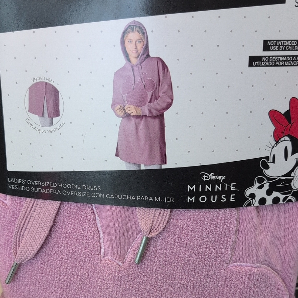 Disney Minnie Mouse Lavender Hoodie Dress